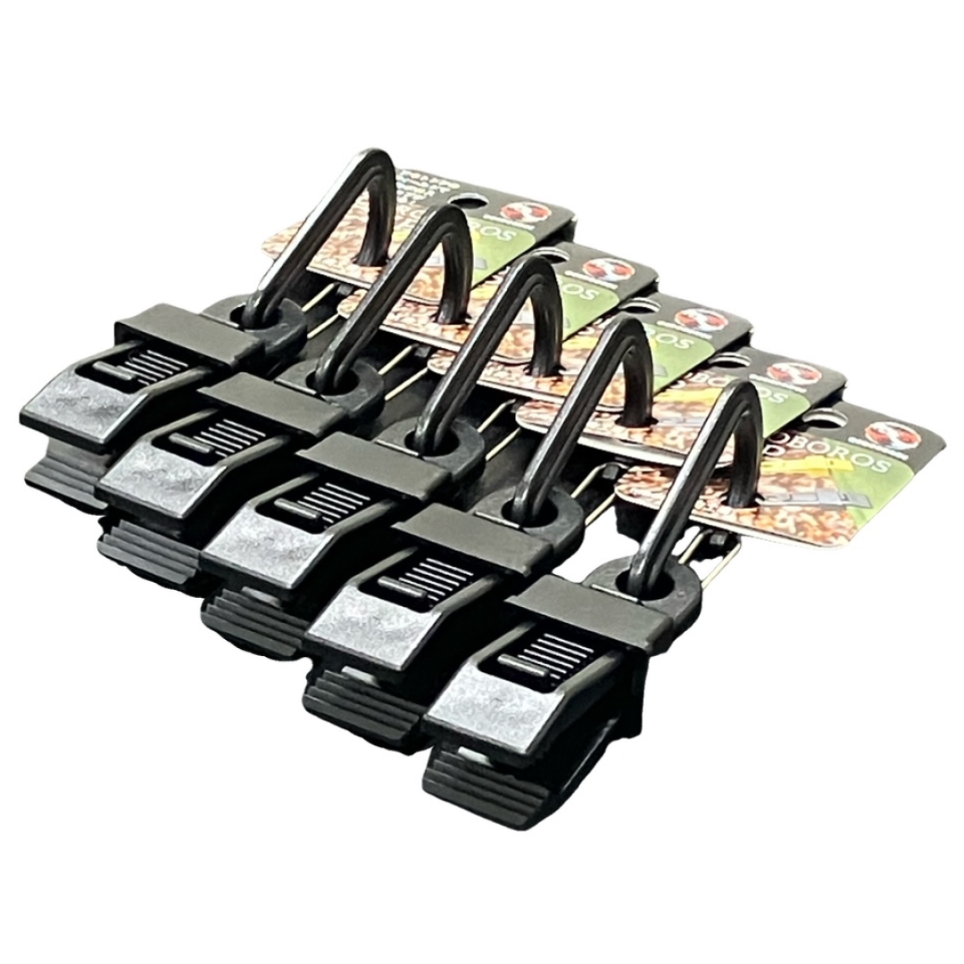 グローブホルダー・テントクリップ｜ウロボロスクリップ｜ブラック｜5