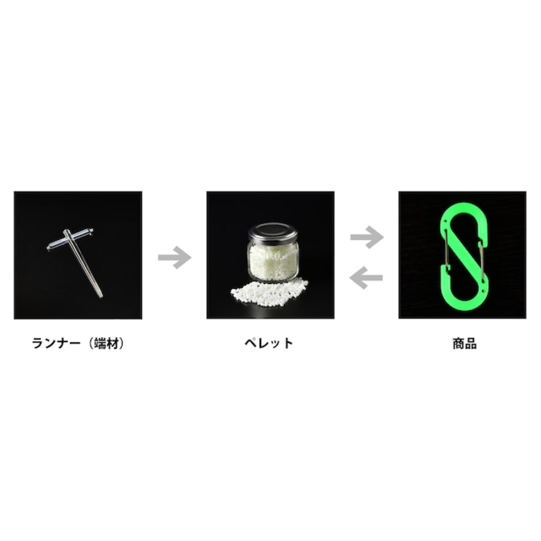 カラビナ｜朧 Sビナ（蓄光タイプ）｜おしゃれなカラビナ専門店